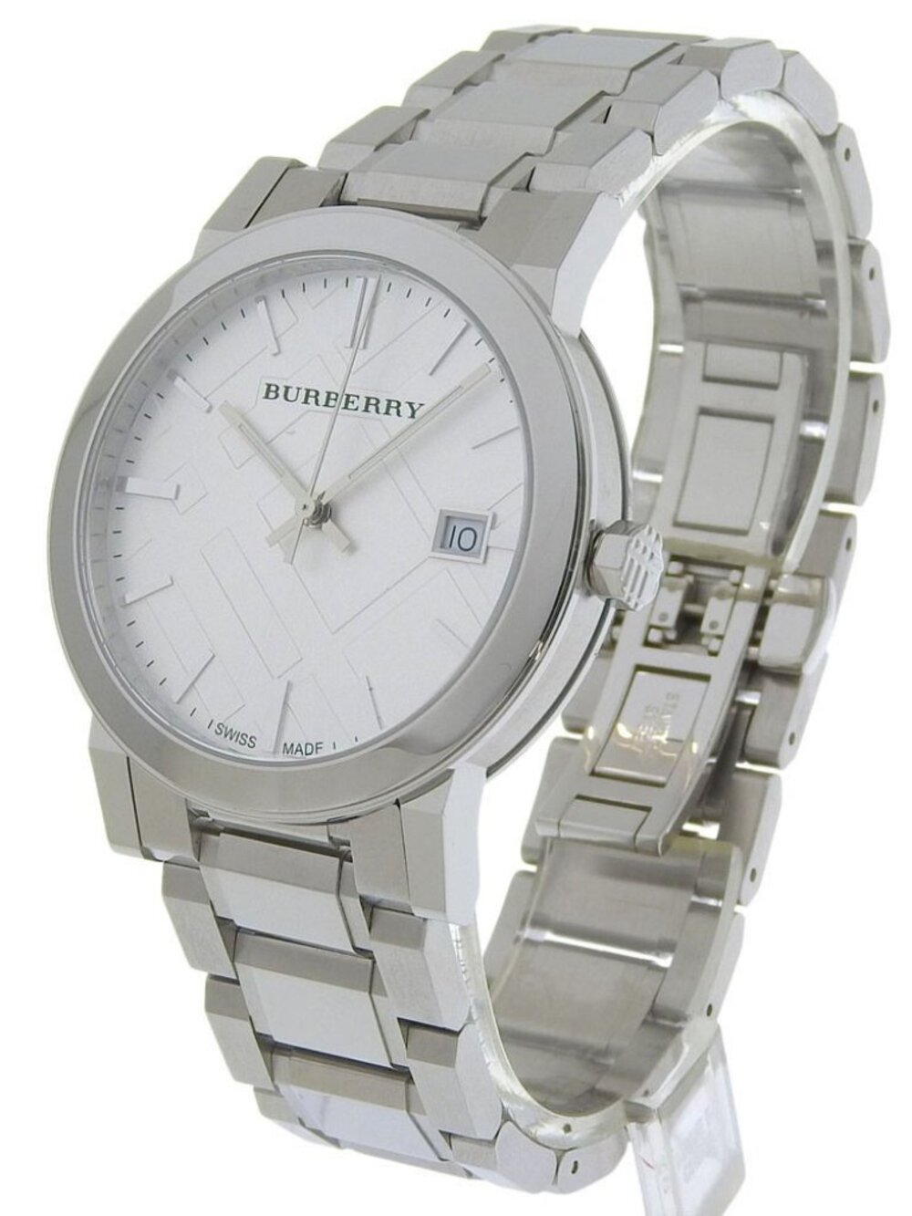 BURBERRY Watches BU9000 Silver SilverDial Stainless Steel Quartz Analog di... - Picture 9 of 13